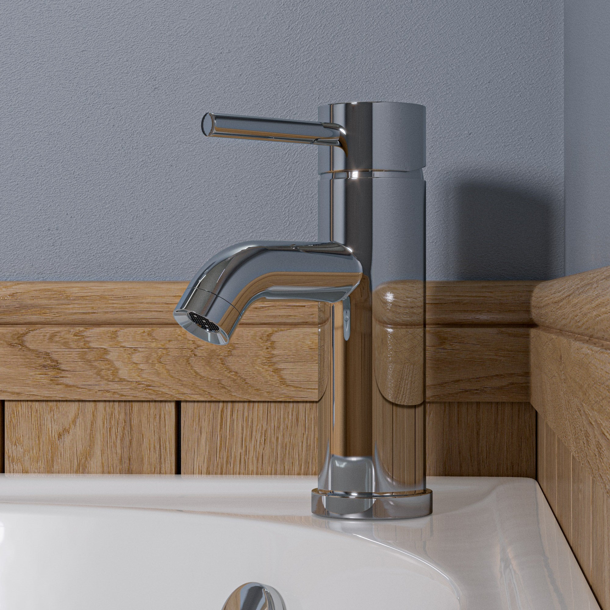 ALFI AB1433-PC Polished Chrome Single Lever Bathroom Faucet