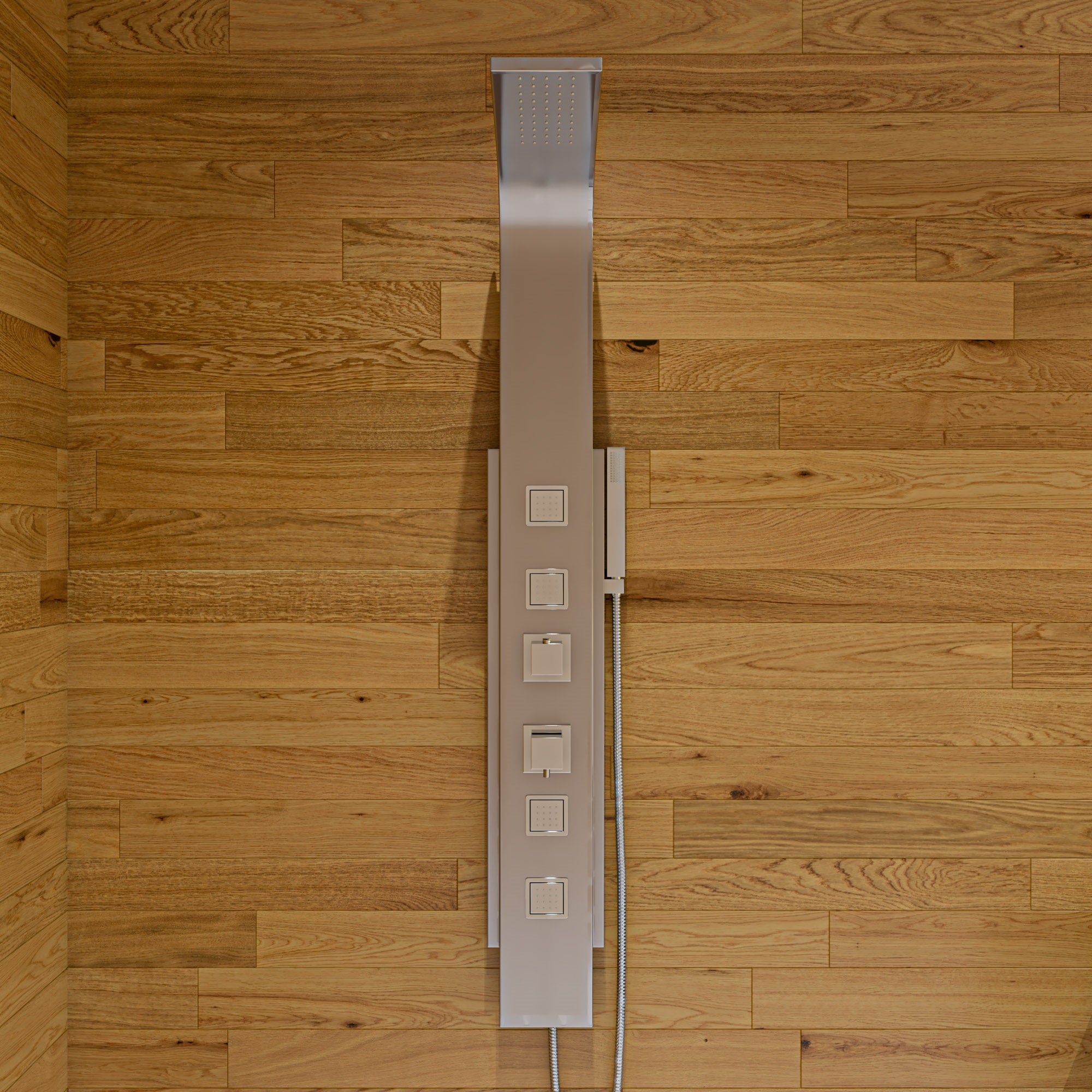 ALFI ABSP10 Modern Stainless Steel Shower Panel with 4 Body Sprays