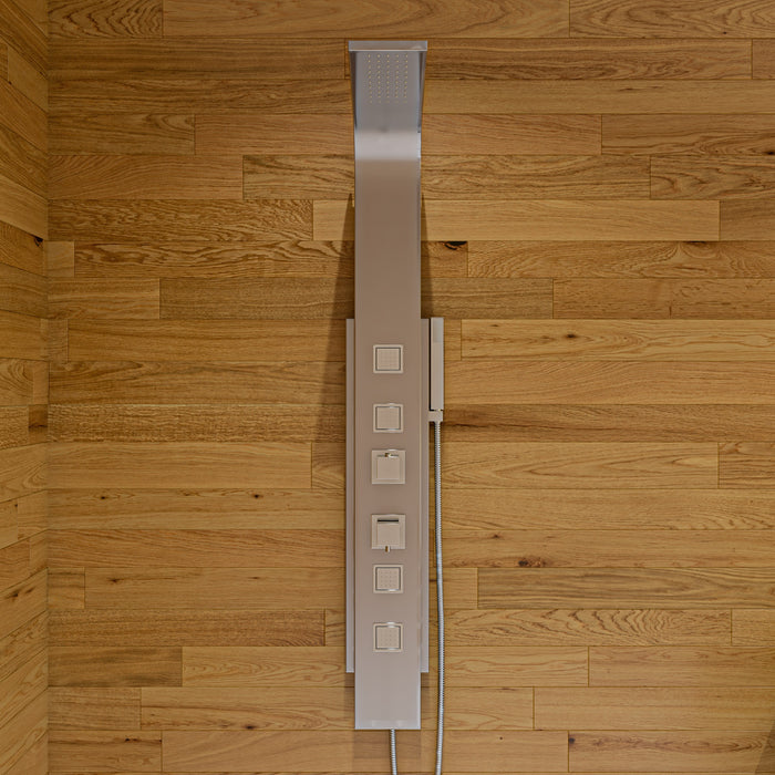 ALFI ABSP10 Modern Stainless Steel Shower Panel with 4 Body Sprays