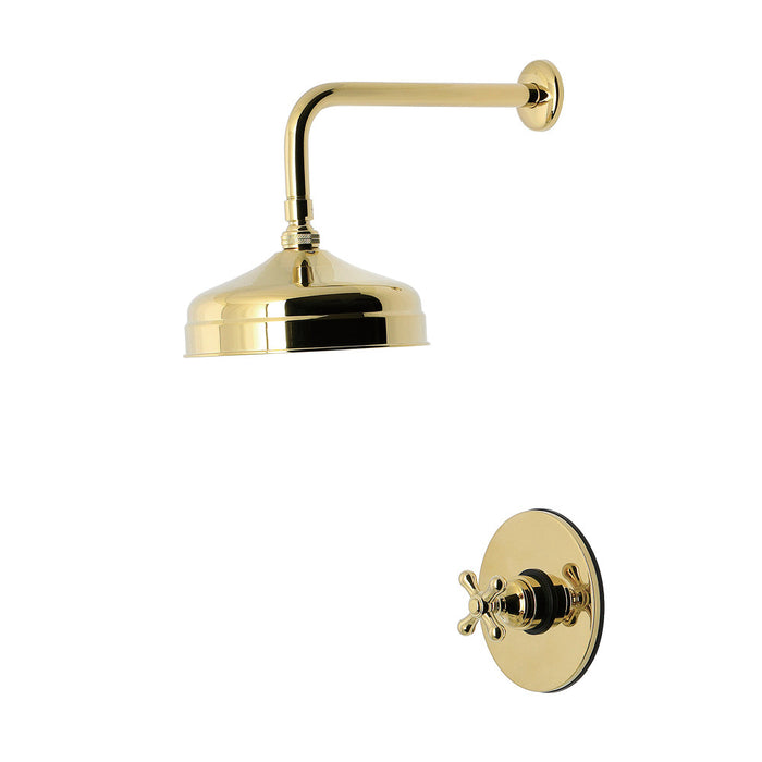 Kingston Brass KB6332AXSO Restoration Single-Handle Pressure Balanced Shower Faucet, Polished Brass