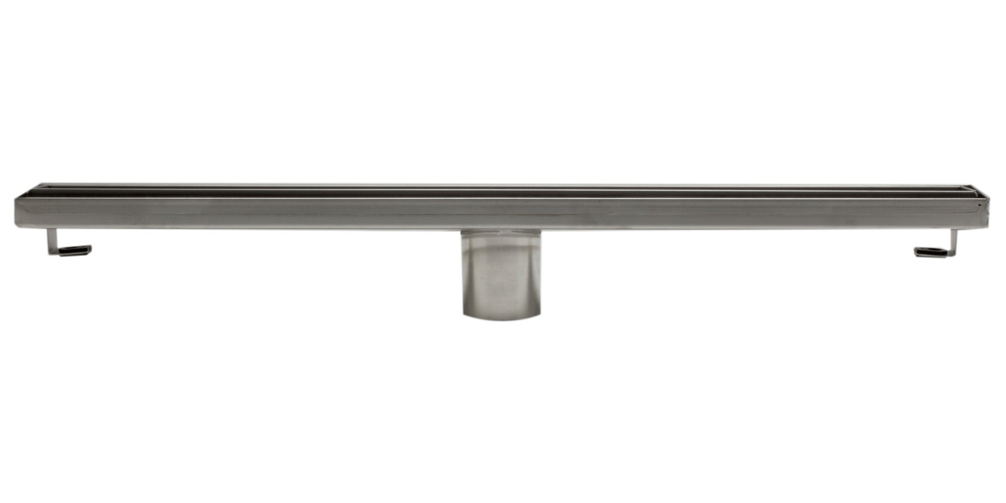 ALFI ABLD24A 24" Long Modern Stainless Steel Linear Shower Drain w/o Cover