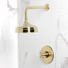 Kingston Brass KB6337BXSO Metropolitan Single-Handle Pressure Balanced Shower Faucet, Brushed Brass