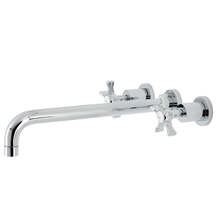Kingston Brass KS8041NX Hamilton Two-Handle Wall Mount Roman Tub Faucet, Polished Chrome