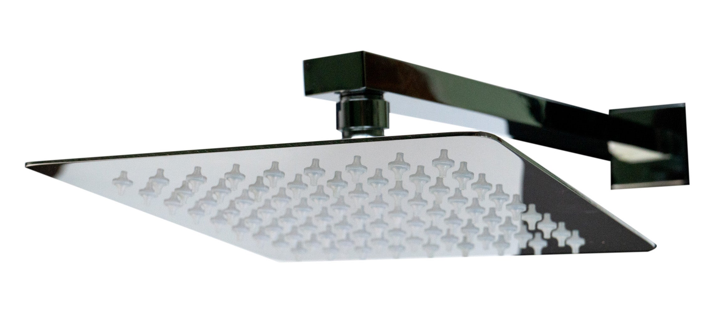 ALFI ABSP65B Black Aluminum Shower Panel with 2 Body Sprays and Rain Shower Head