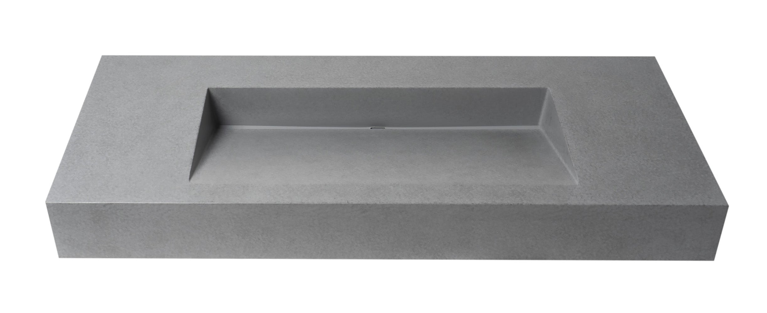 ALFI ABCO48R 48" Solid Concrete Rectangular Countertop Sink