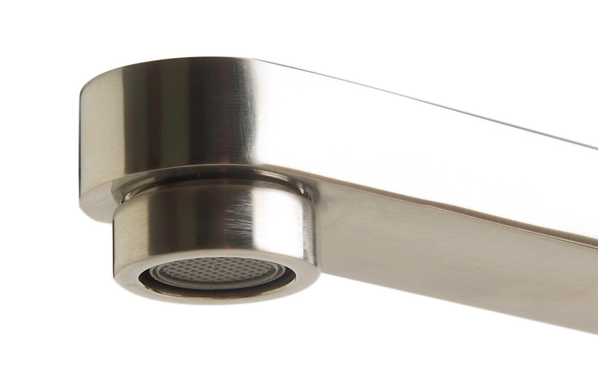 ALFI AB2703-BN Brushed Nickel Deck Mounted Tub Filler and Round Hand Held Shower Head