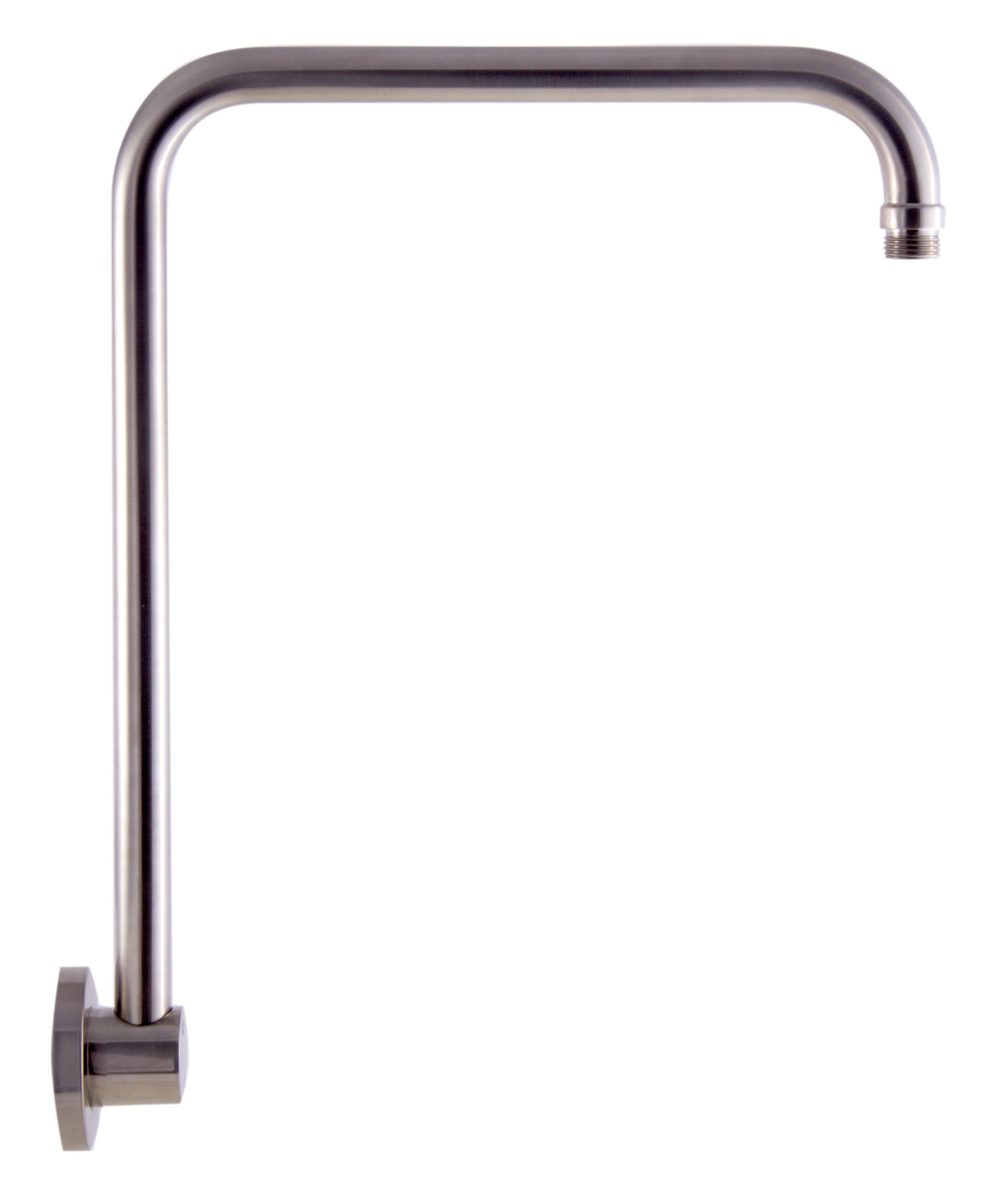 ALFI AB12GRW-BN Brushed Nickel 12" Round Raised Wall Mounted Shower Arm