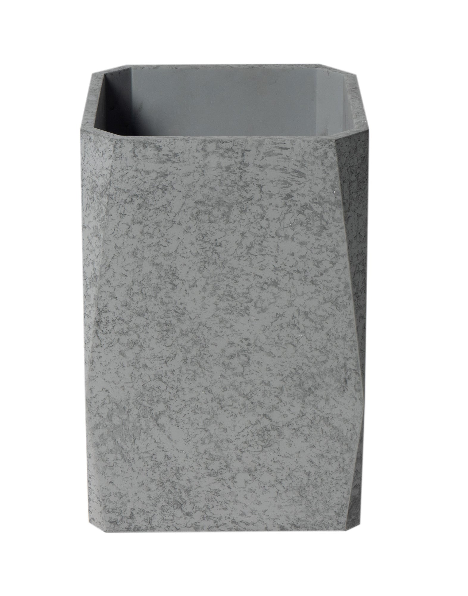 ALFI ABCO1045 12" x 8" Concrete Gray Matte Waste Bin for Bathrooms