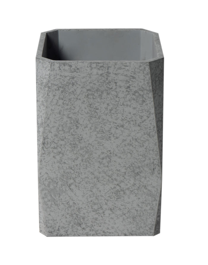 ALFI ABCO1045 12" x 8" Concrete Gray Matte Waste Bin for Bathrooms