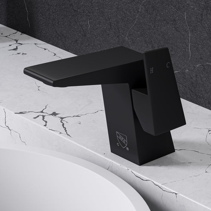 ALFI AB1470-BM Black Matte Single Hole Bathroom Faucet