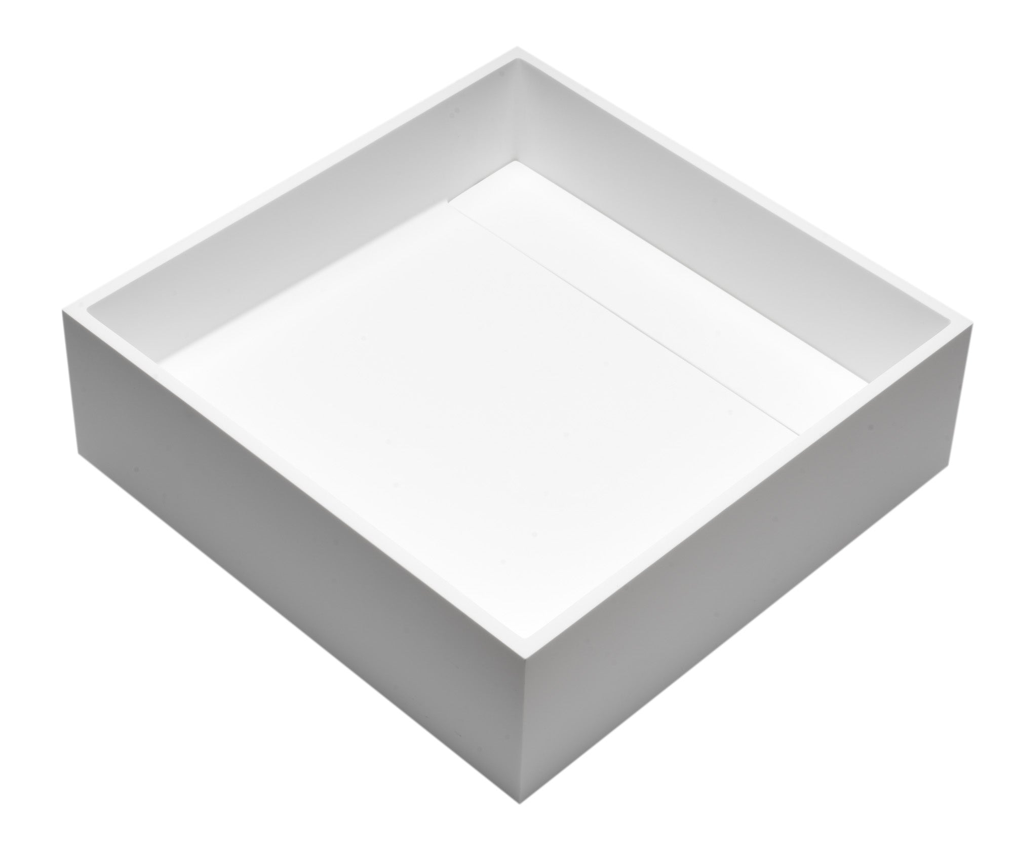 ALFI ABRS14S 14" Square White Matte Solid Surface Resin Sink