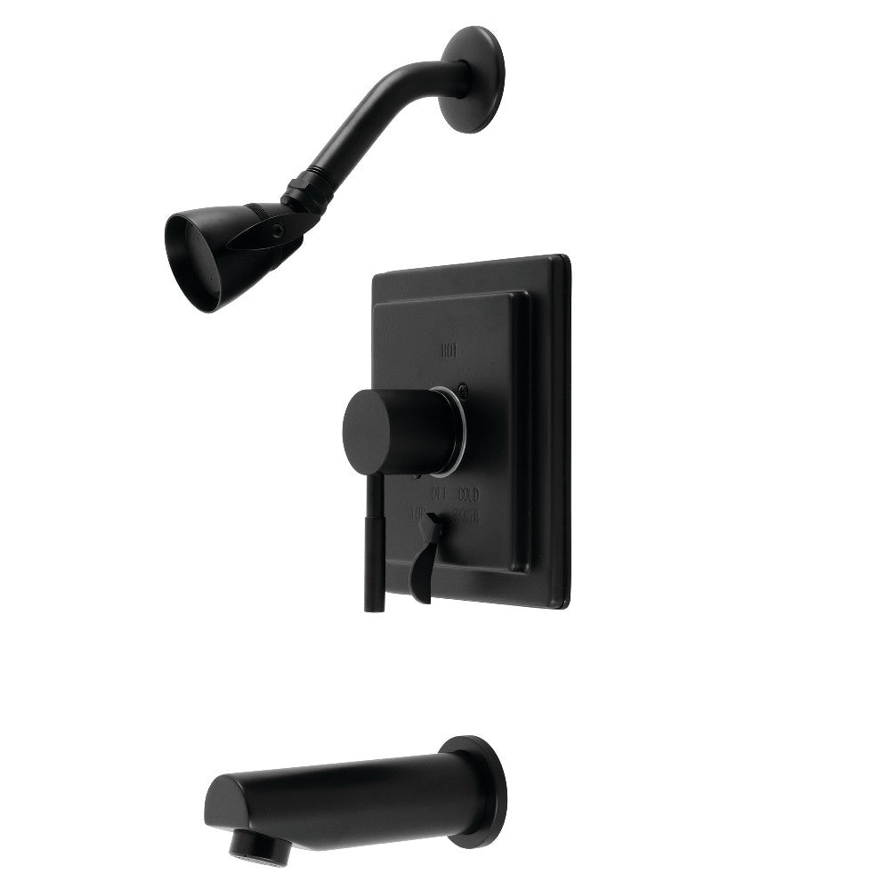 Kingston Brass KB86500DL Concord Single-Handle Pressure Balanced Tub and Shower Faucet, Matte Black