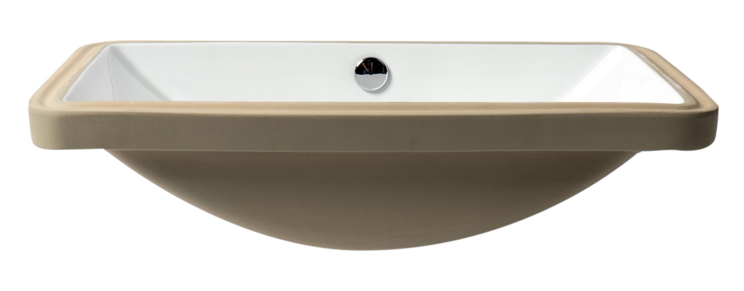 ALFI ABC603 White 24" Rectangular Undermount Ceramic Sink