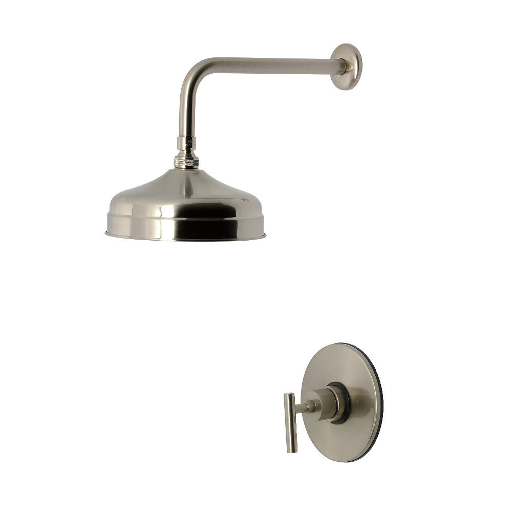 Kingston Brass KB6338CMLSO Manhattan Single-Handle Pressure Balanced Shower Faucet, Brushed Nickel