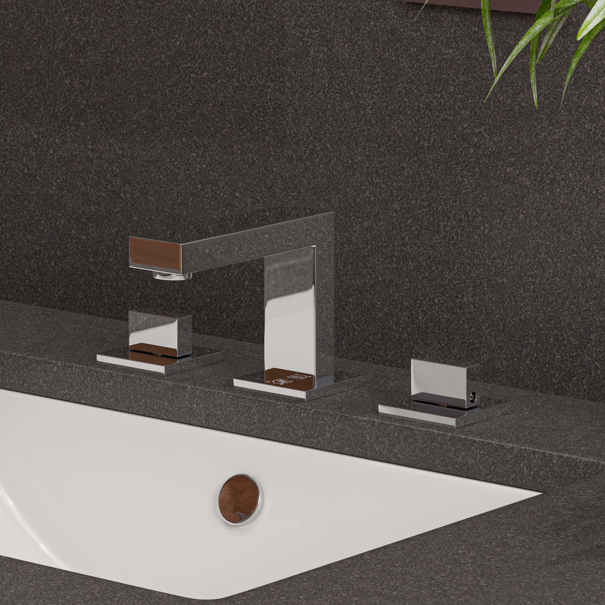 ALFI AB1322-PC Polished Chrome Modern Widespread Bathroom Faucet