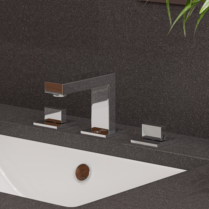 ALFI AB1322-PC Polished Chrome Modern Widespread Bathroom Faucet