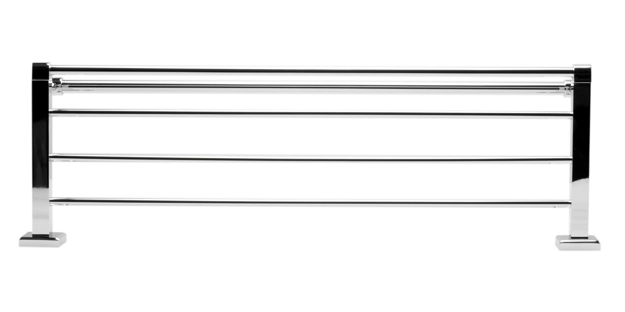ALFI AB9596 Polished Chrome 24 inch Towel Bar & Shelf Bathroom Accessory