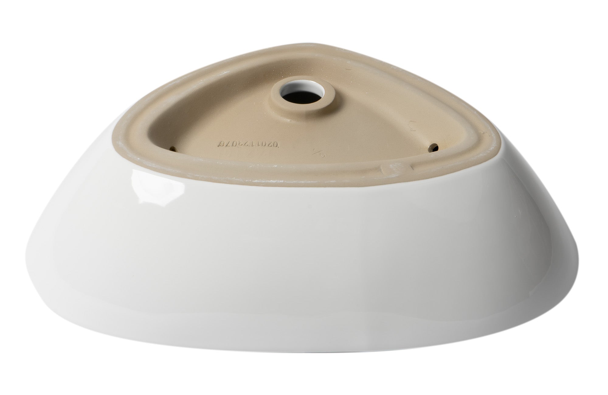 ALFI ABC914 White 23" Fancy Above Mount Ceramic Sink