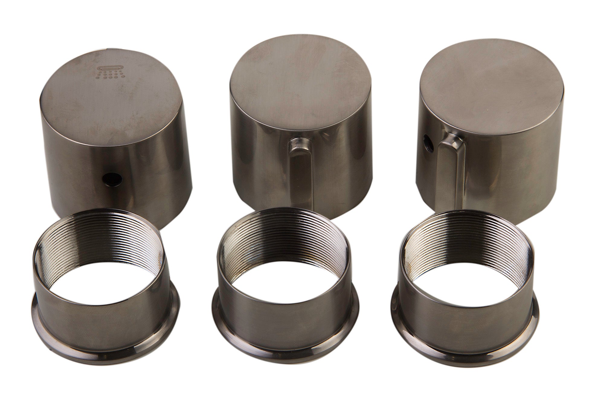 ALFI AB4101-BN Brushed Nickel Concealed 4-Way Thermostatic Valve Shower Mixer /w Round Knobs