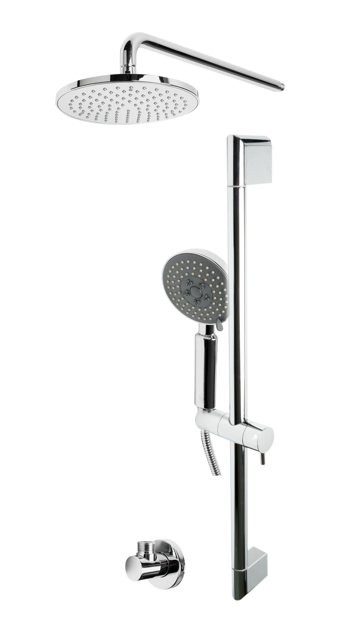 ALFI AB2545-PC Polished Chrome Round Style 2 Way Thermostatic Shower Set