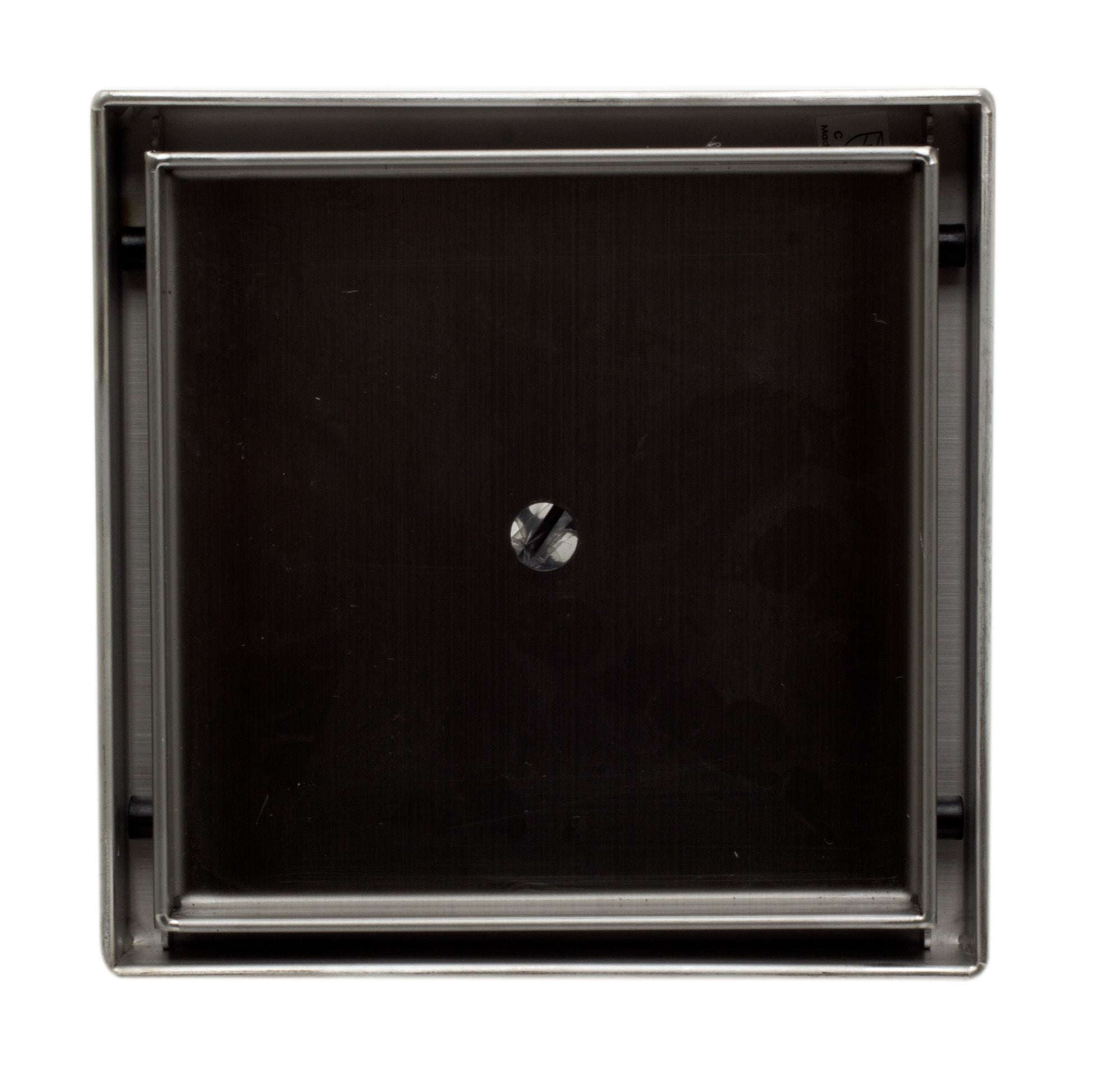 ALFI ABSD55A 5" x 5" Modern Square Stainless Steel Shower Drain w/o Cover