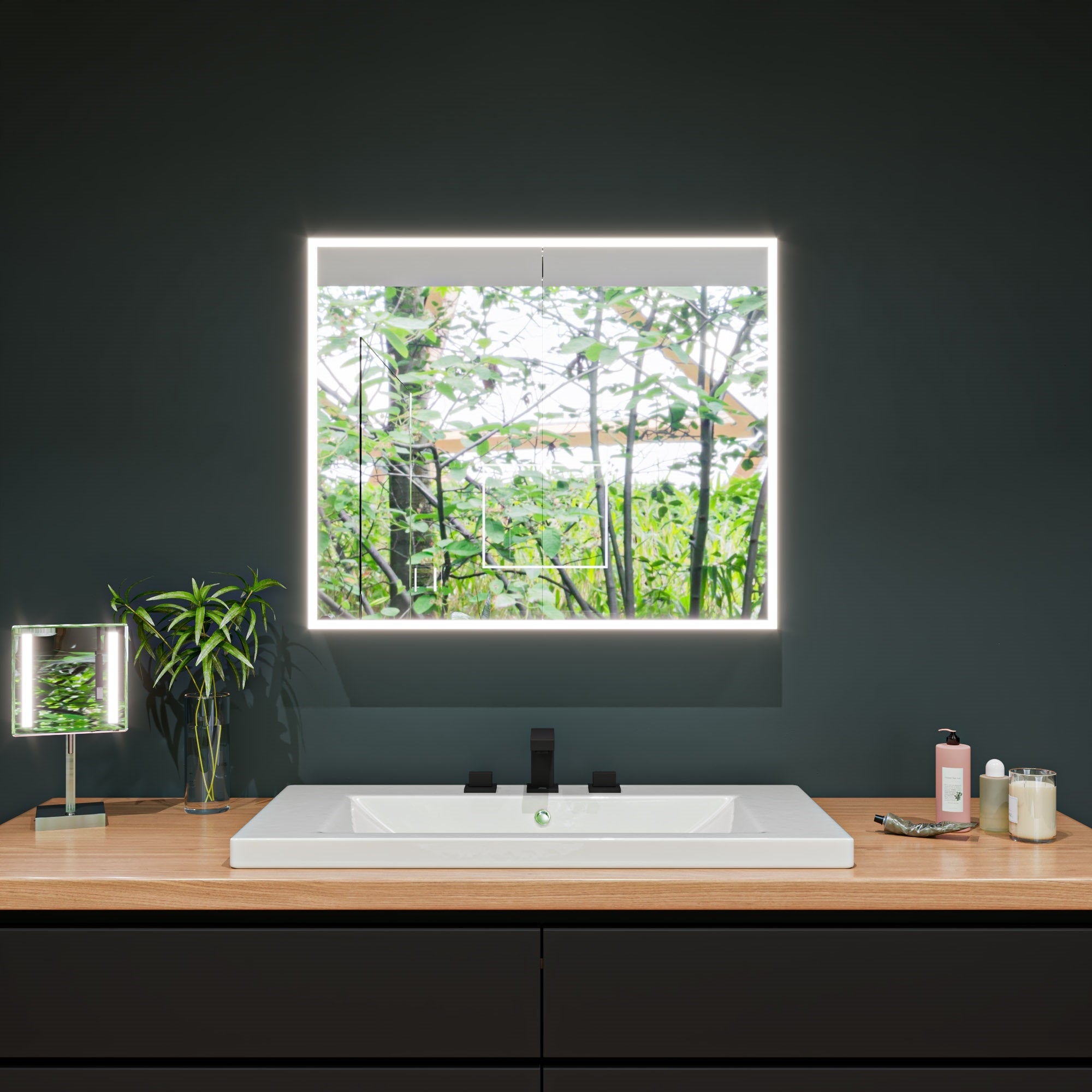 EAGO BH002 White Ceramic 40"x19" Rectangular Drop In Sink