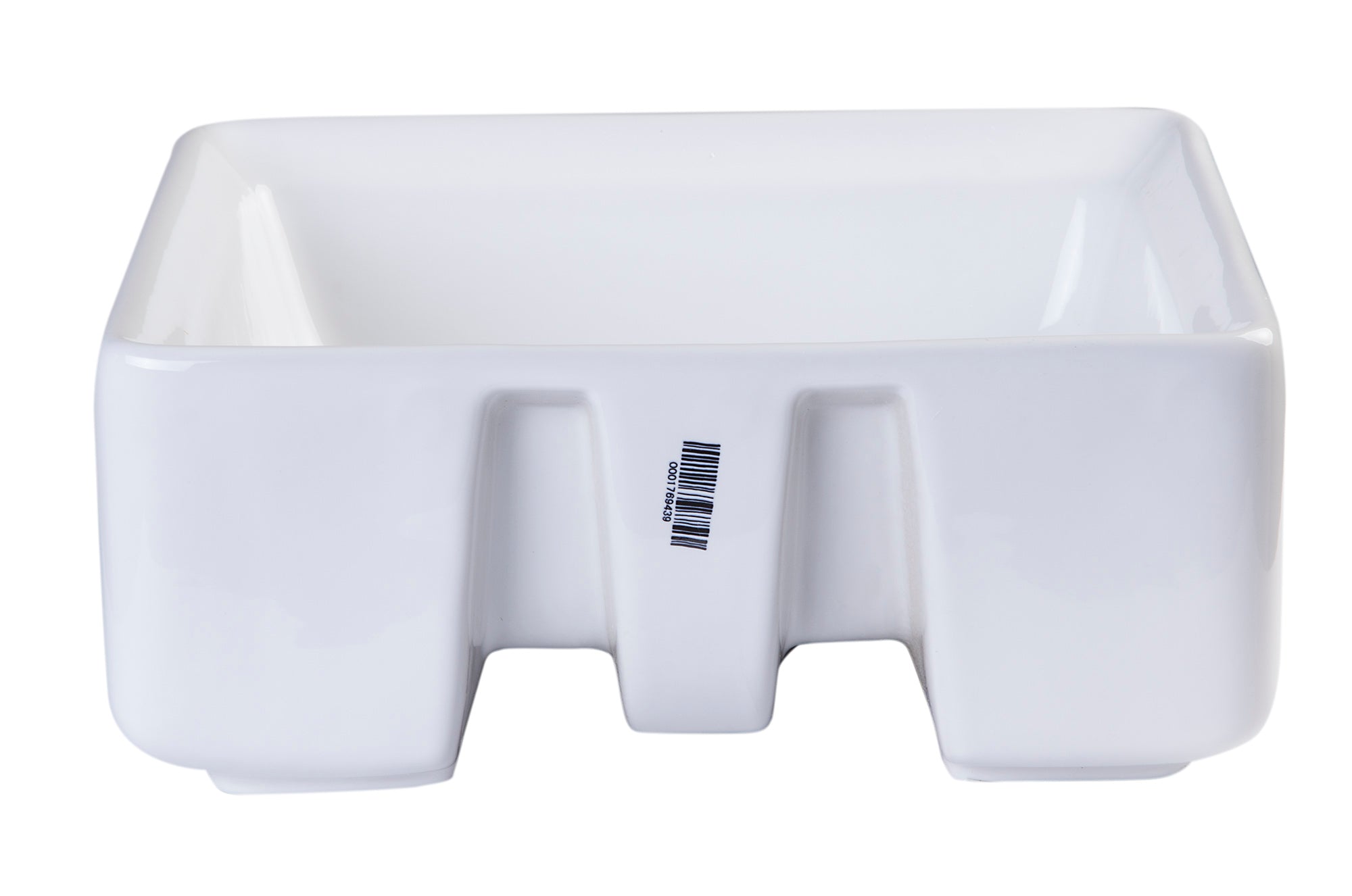EAGO BA130  15" SQUARE CERAMIC ABOVE MOUNT BATHROOM BASIN VESSEL SINK