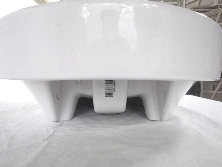 EAGO BA141  18" ROUND CERAMIC ABOVE MOUNT BATHROOM BASIN VESSEL SINK