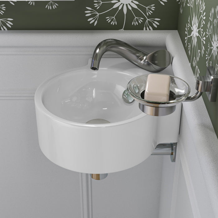 ALFI AB1572-BN Wave Brushed Nickel Single Lever Bathroom Faucet
