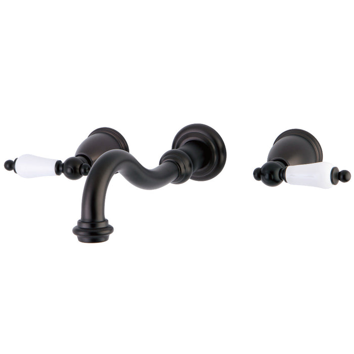 Kingston Brass KS3025PL Restoration Two-Handle Wall Mount Roman Tub Faucet, Oil Rubbed Bronze