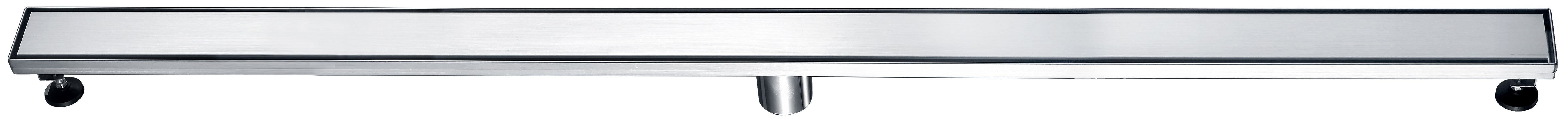 ALFI ABLD59B-BSS 59" Brushed Stainless Steel Linear Shower Drain with Solid Cover