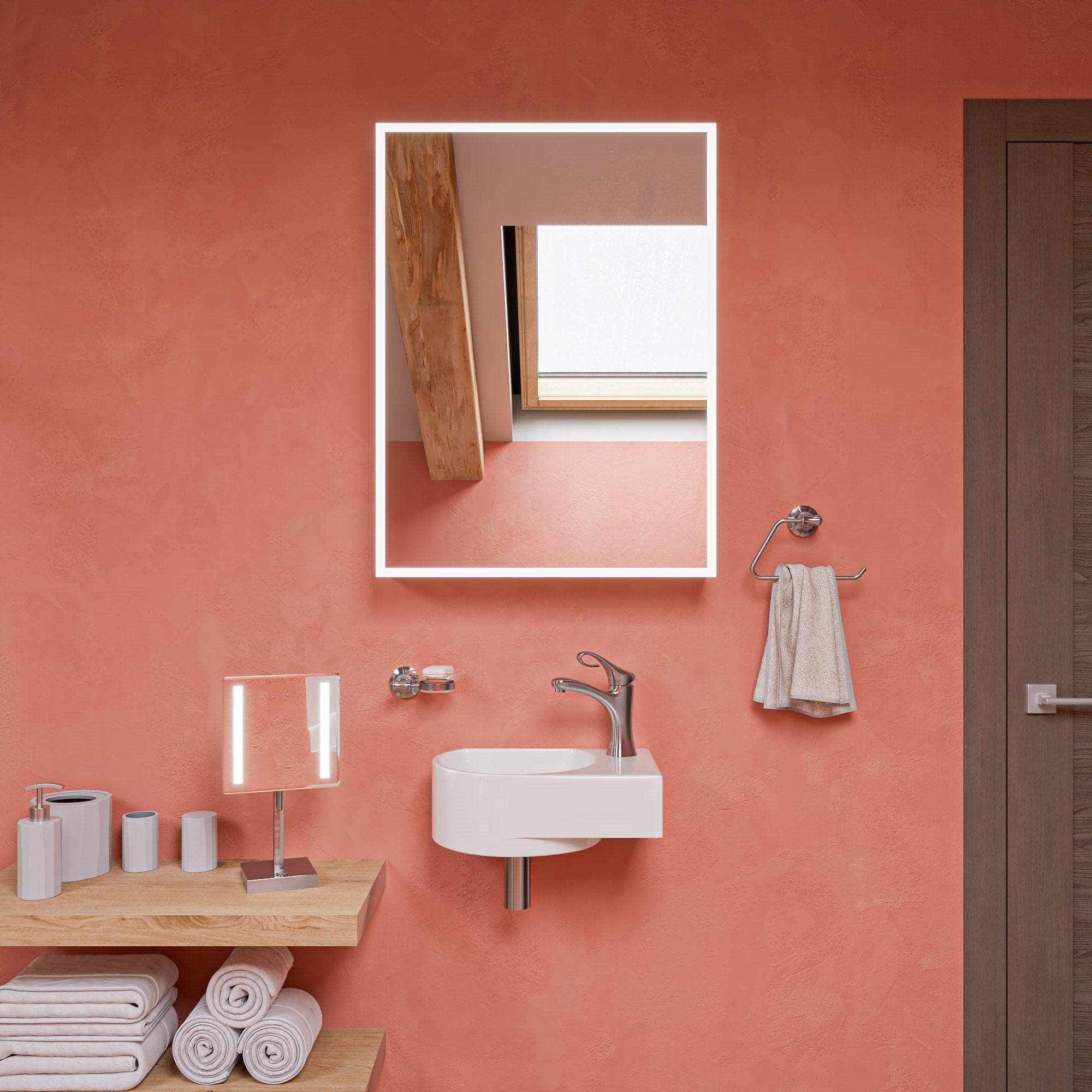 ALFI AB1295-BN Brushed Nickel Single Lever Bathroom Faucet