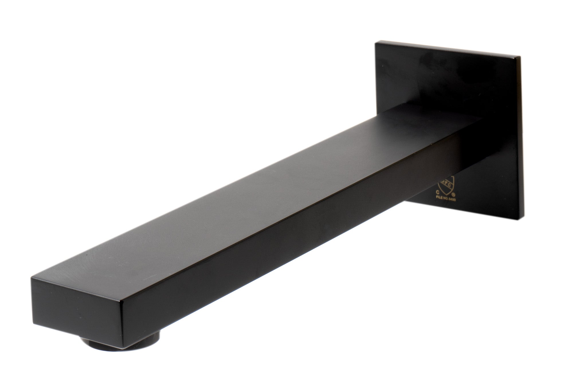 ALFI AB1468-BM Black Matte Single Lever Wallmount Bathroom Faucet
