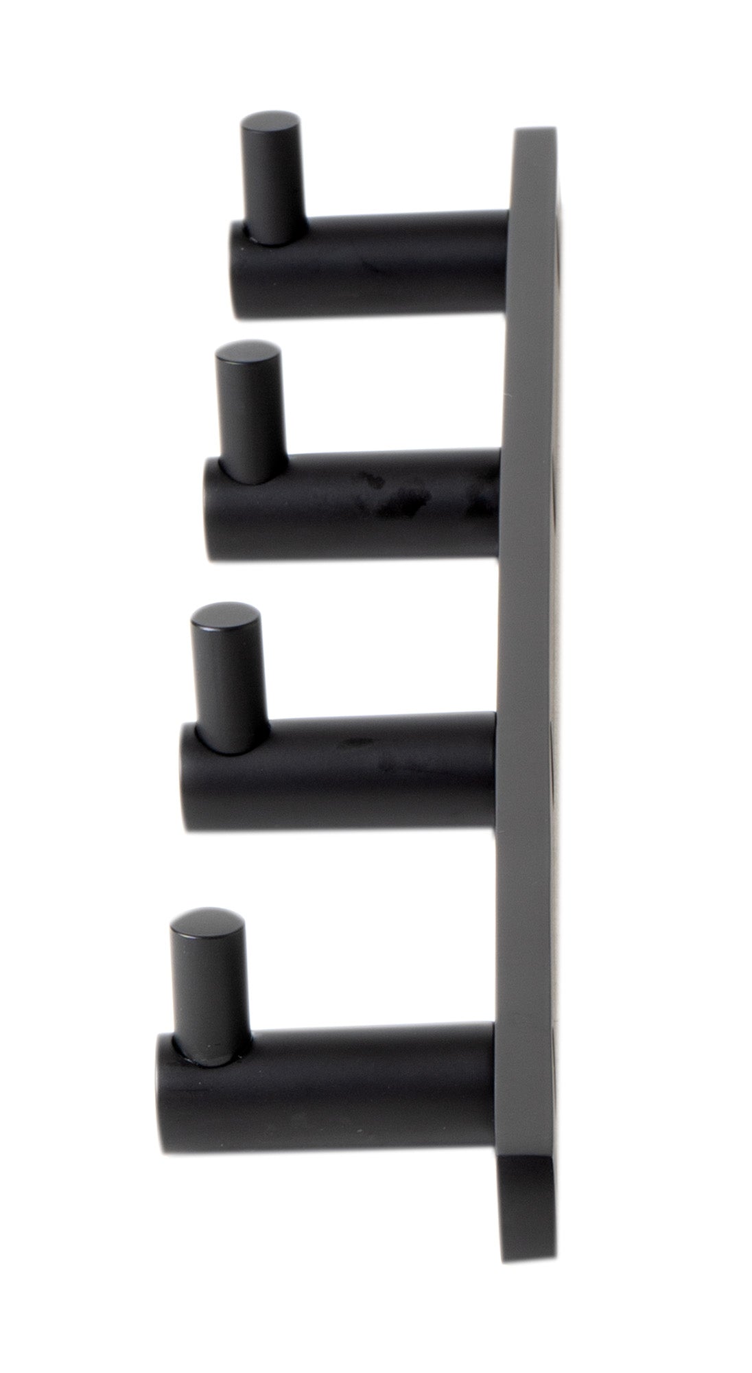 ALFI AB9528-BM Black Matte Wall Mounted 4 Prong Robe / Towel Hook