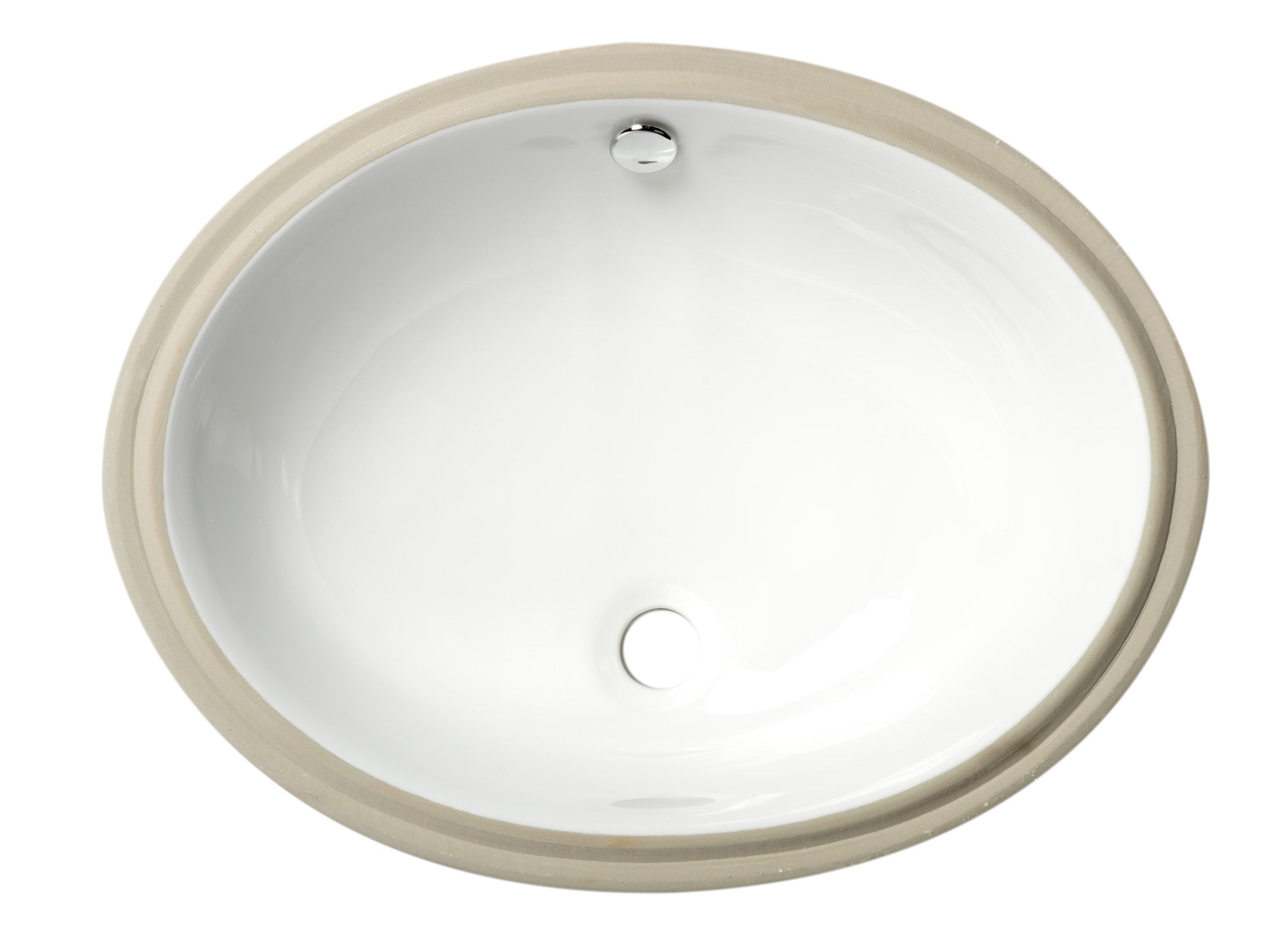 ALFI ABC602 White 23" Oval Undermount Ceramic Sink