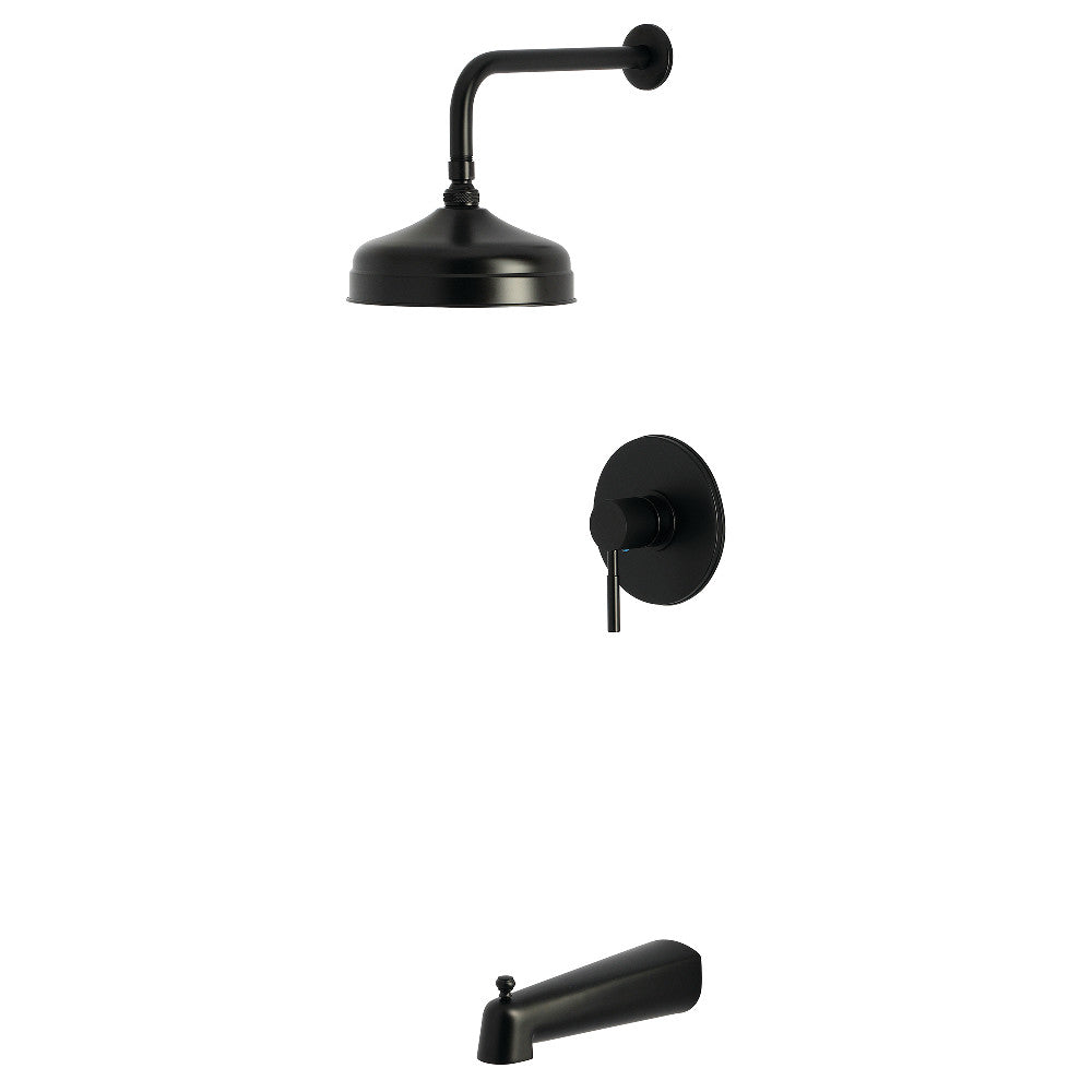 Kingston Brass KB6330DL Concord Single-Handle Pressure Balanced Tub and Shower Faucet, Matte Black