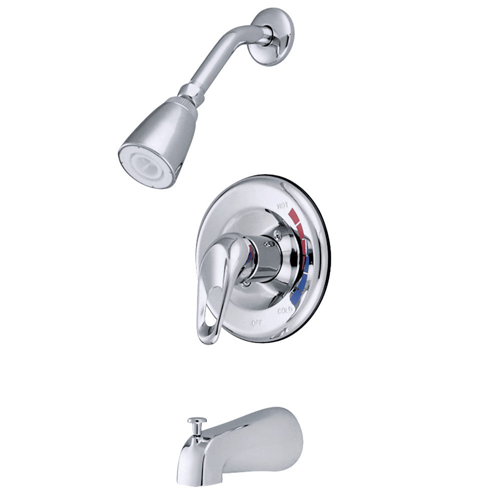 Kingston Brass KB691 Chatham Single-Handle Pressure Balanced Tub and Shower Faucet, Polished Chrome