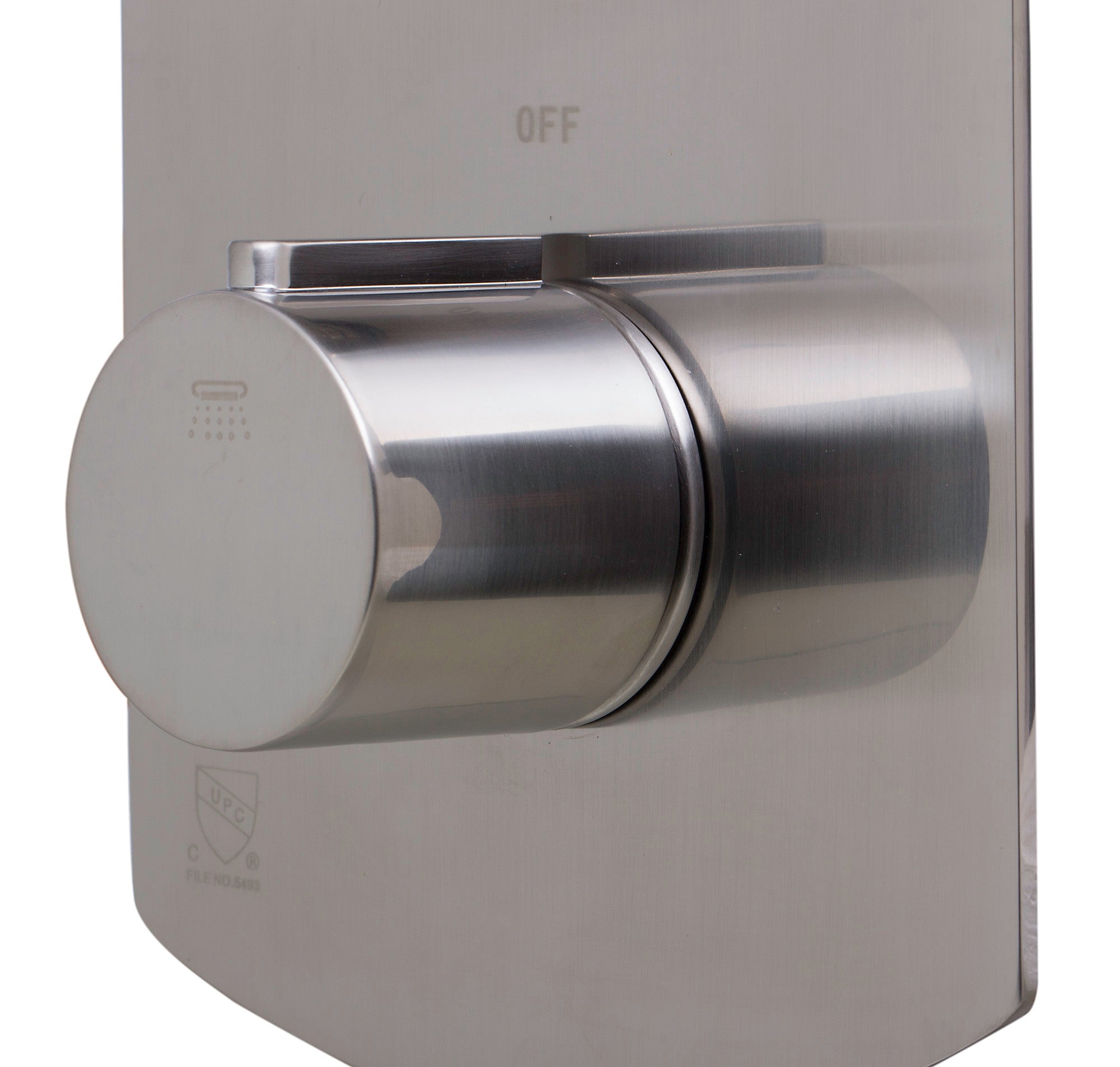 ALFI AB4001-BN Brushed Nickel Concealed 3-Way Thermostatic Valve Shower Mixer Round Knobs
