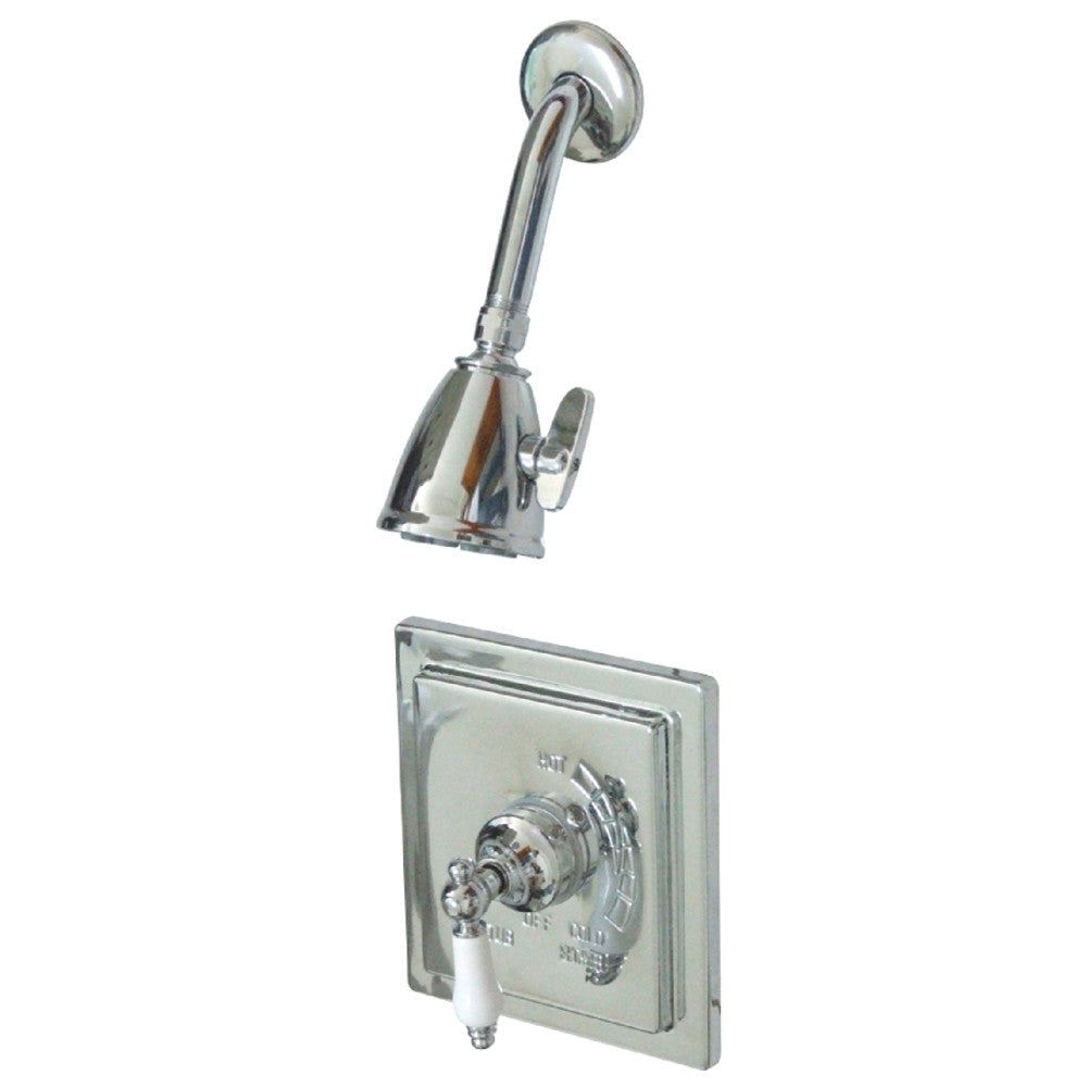 Kingston Brass VB8651PLSO Victorian Single-Handle Pressure Balanced Shower Faucet, Polished Chrome