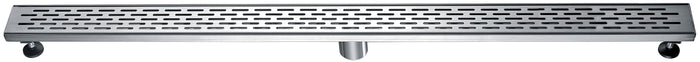 ALFI ABLD47C-BSS 47" Stainless Steel Linear Shower Drain with Groove Holes