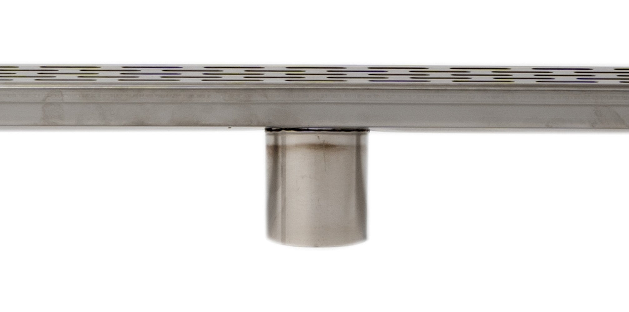 ALFI ABLD59C-BSS 59" Brushed Stainless Steel Linear Shower Drain with Groove Holes