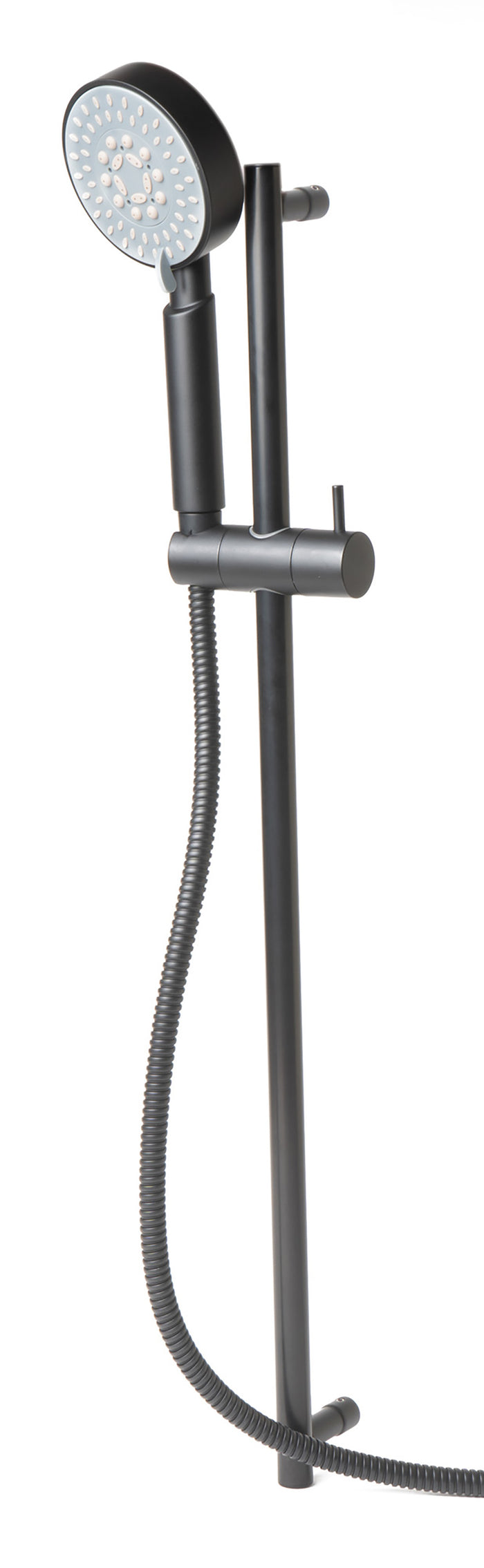 ALFI AB7938-BM Black Matte Round Sliding Rail Hand Shower Set