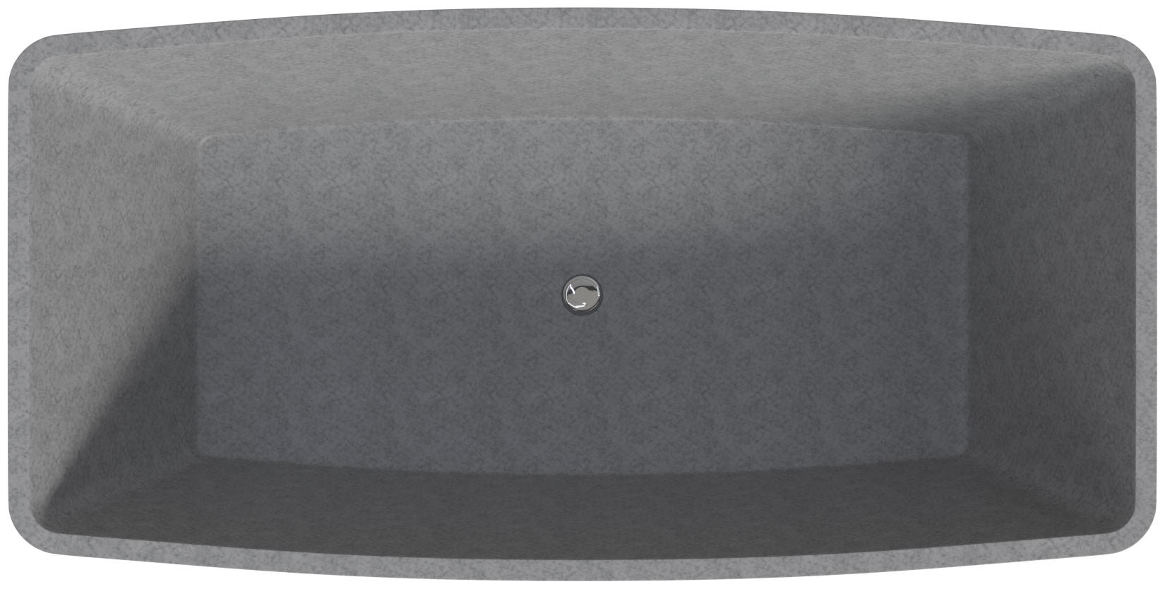 ALFI ABCO71TUB 71" Solid Concrete Rectangular Freestanding Bathtub