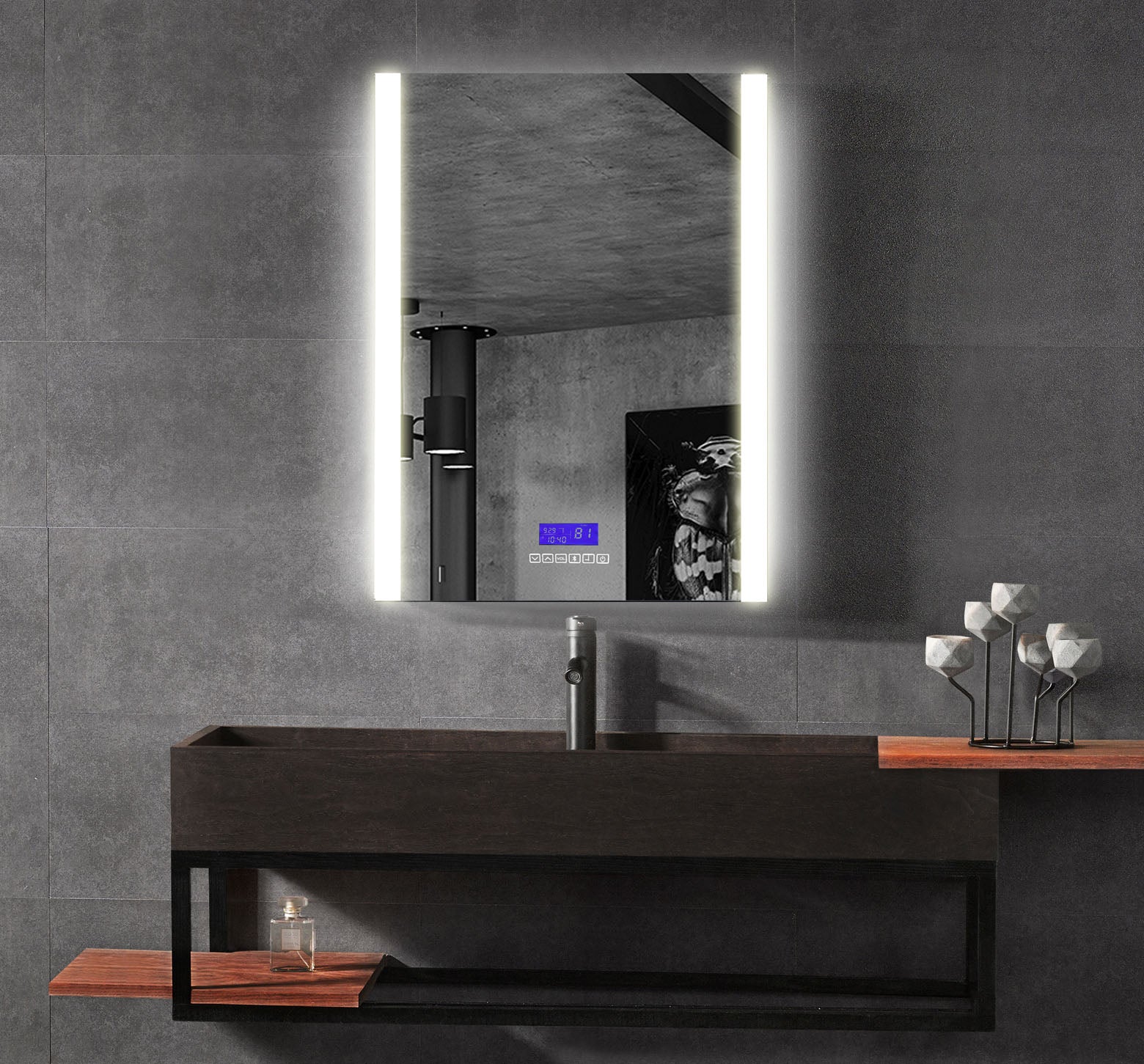 ALFI ABMC2432BT 24" x 32" Single Door LED Light Bluetooth Medicine Cabinet