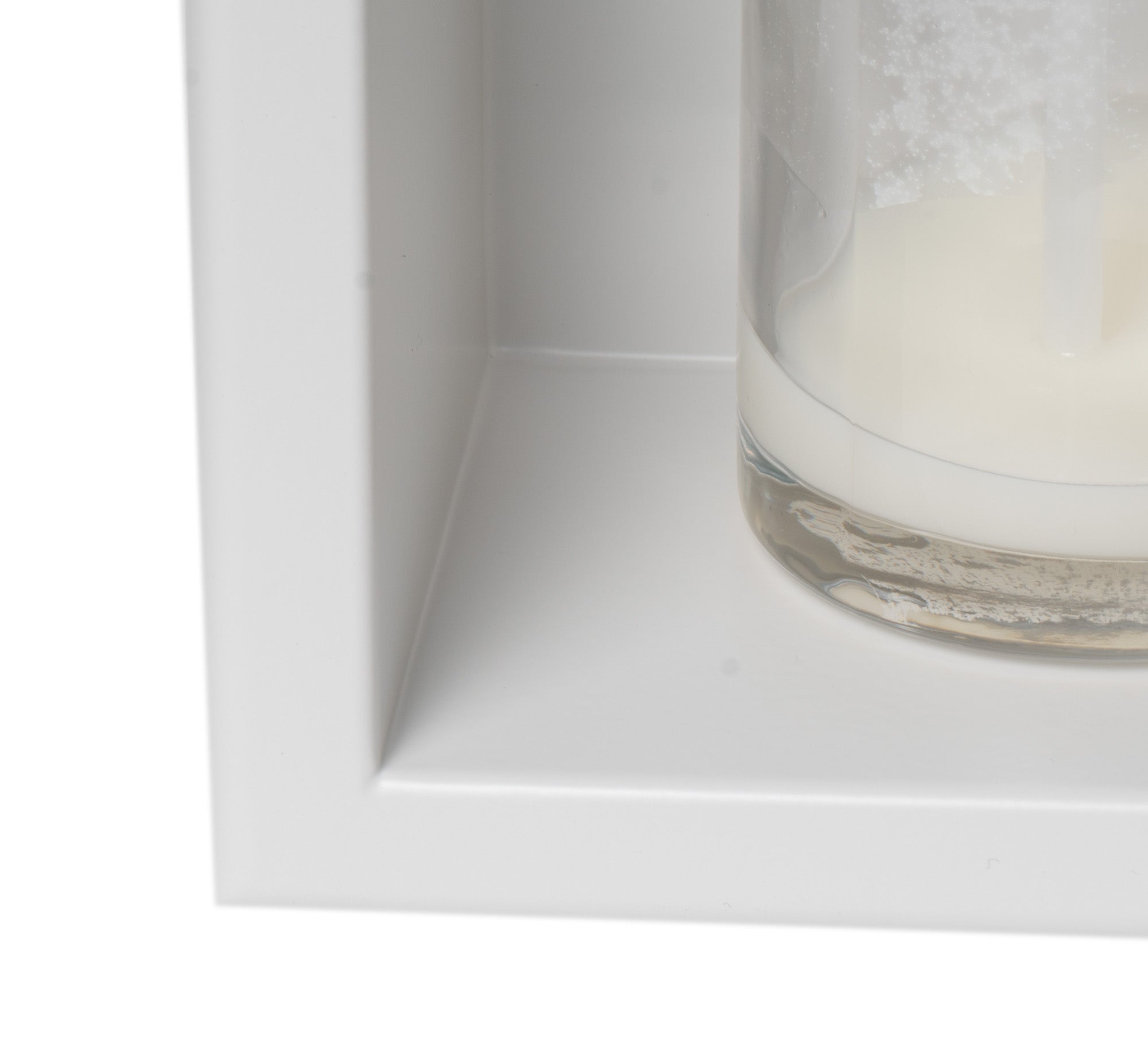 ALFI ABNC2412-W 24 x 12 White Matte Stainless Steel Horizontal Single Shelf Bath Shower Niche