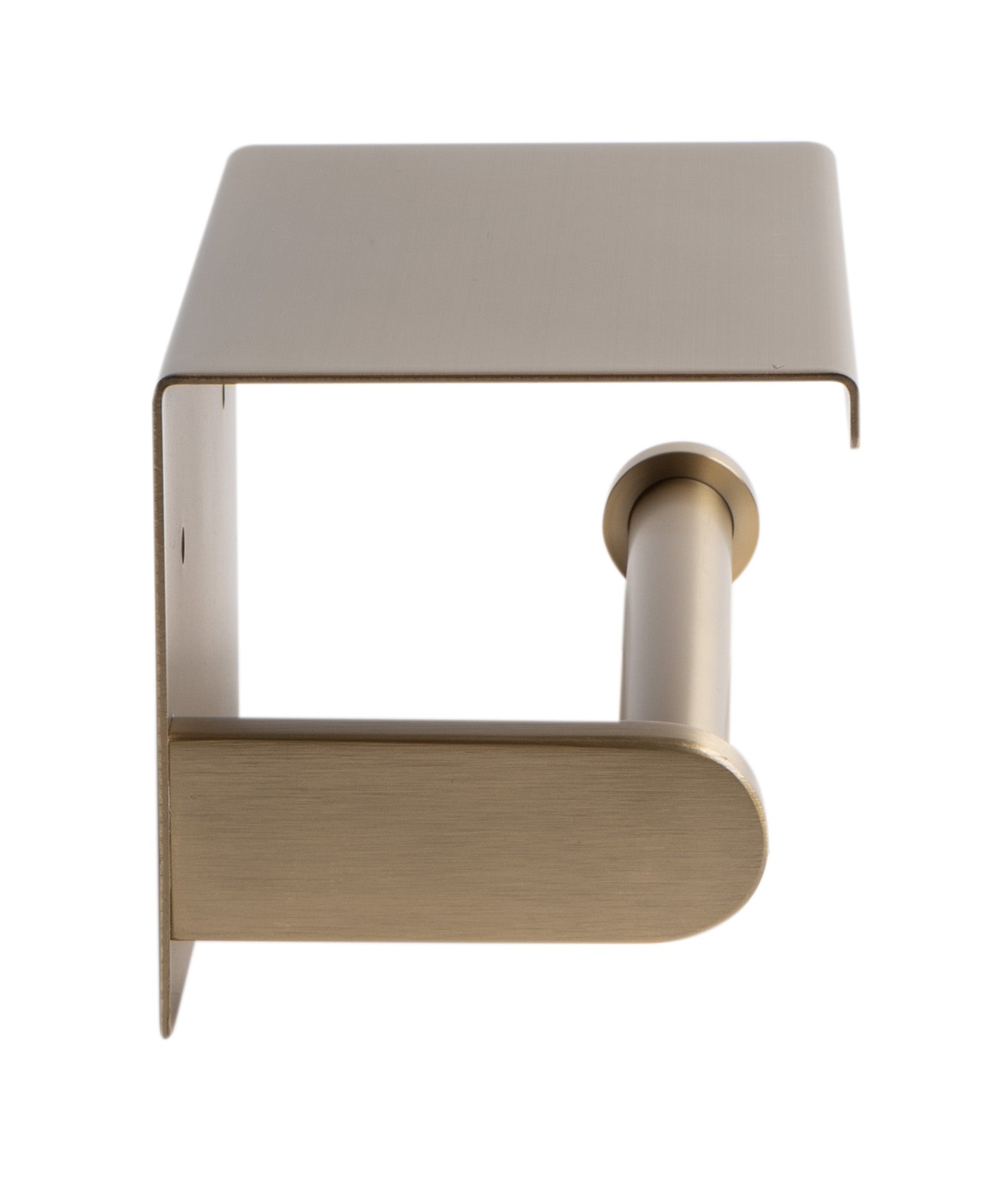 ALFI ABTPP66-BG Brushed Gold PVD Stainless Steel Toilet Paper Holder with Shelf