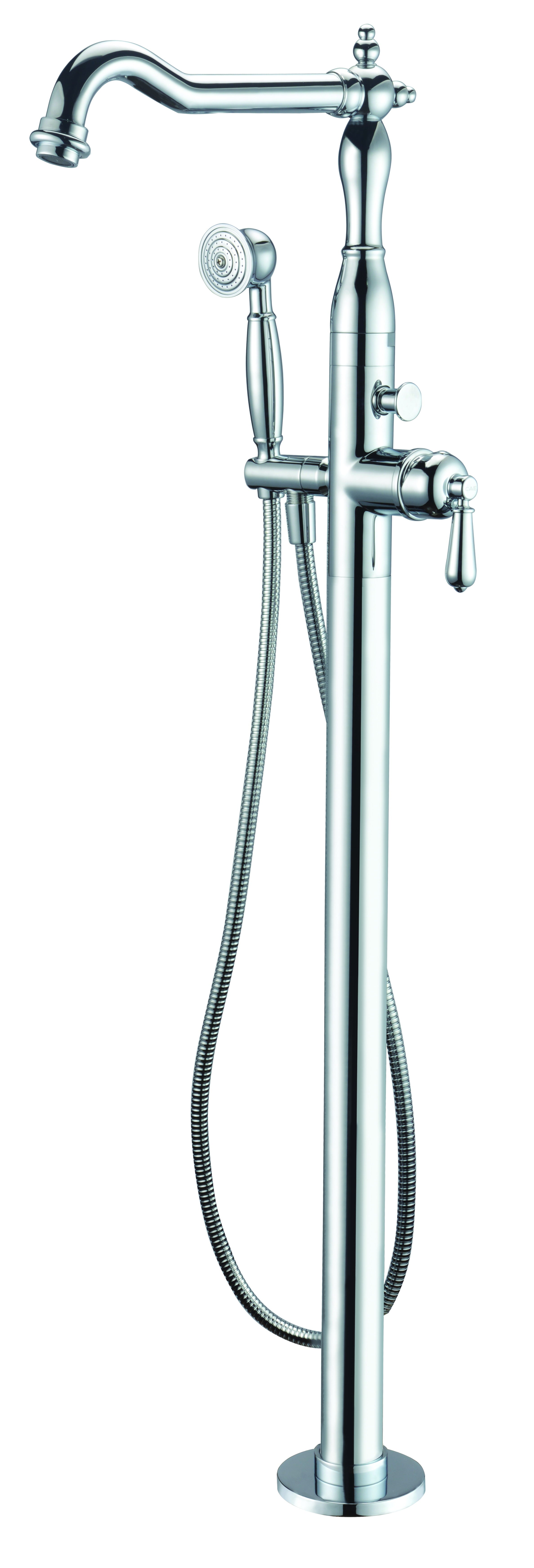 ALFI AB2553-PC Polished Chrome Free Standing Floor Mounted Bath Tub Filler