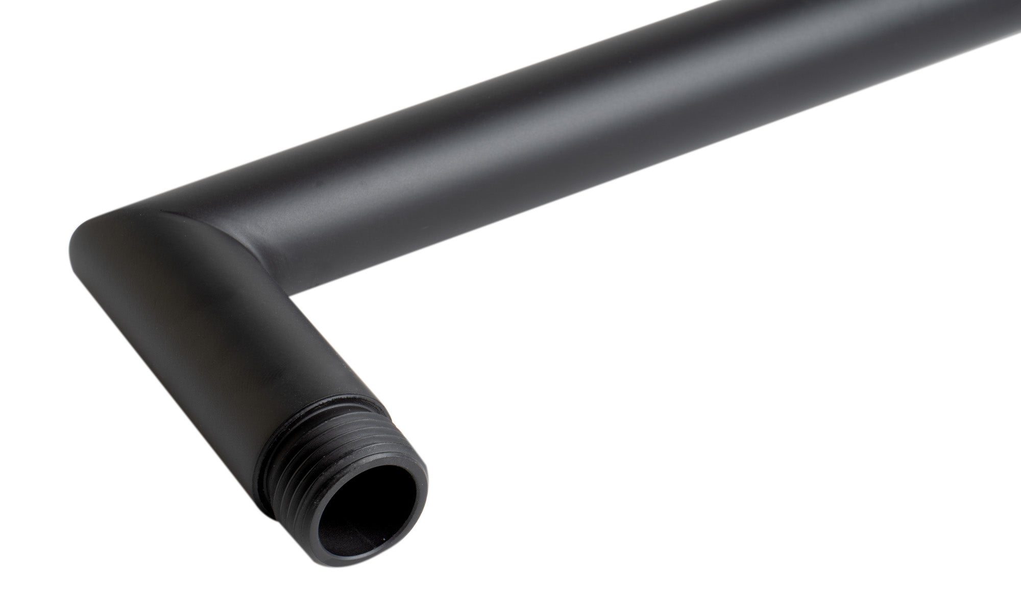 ALFI ABSA20R-BM Black Matte 20" Round Wall Shower Arm