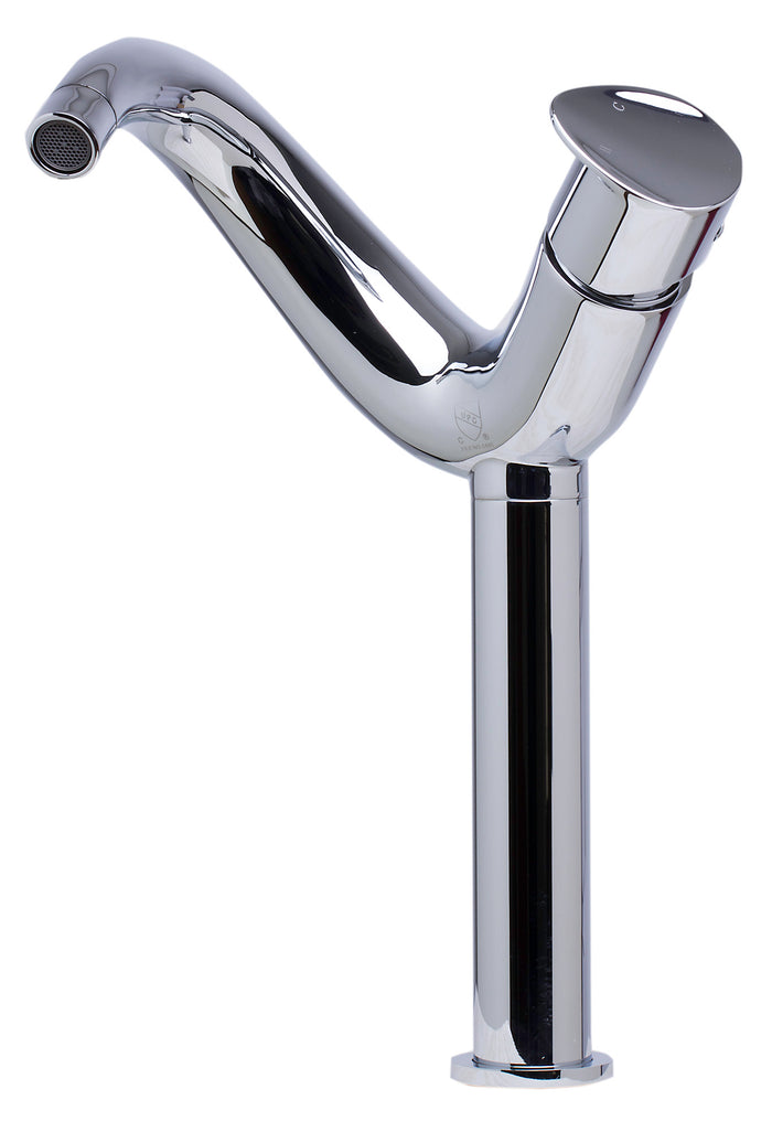 ALFI AB1570-PC Tall Wave Polished Chrome Single Lever Bathroom Faucet