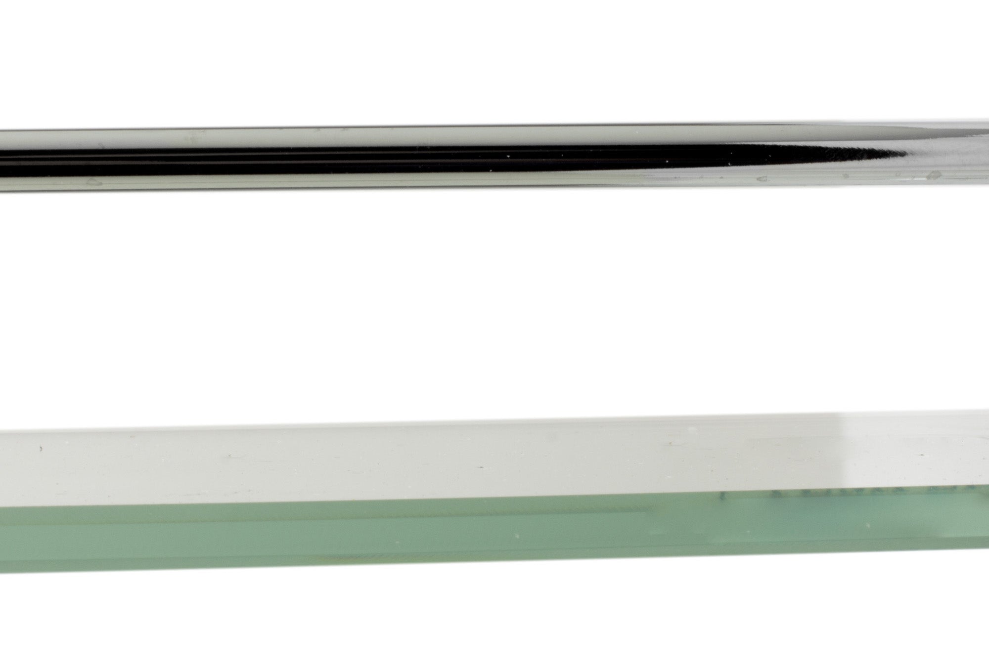 ALFI AB9549 Polished Chrome Wall Mounted Double Glass Shower Shelf Bathroom Accessory